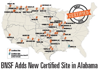 Four new certified sites
