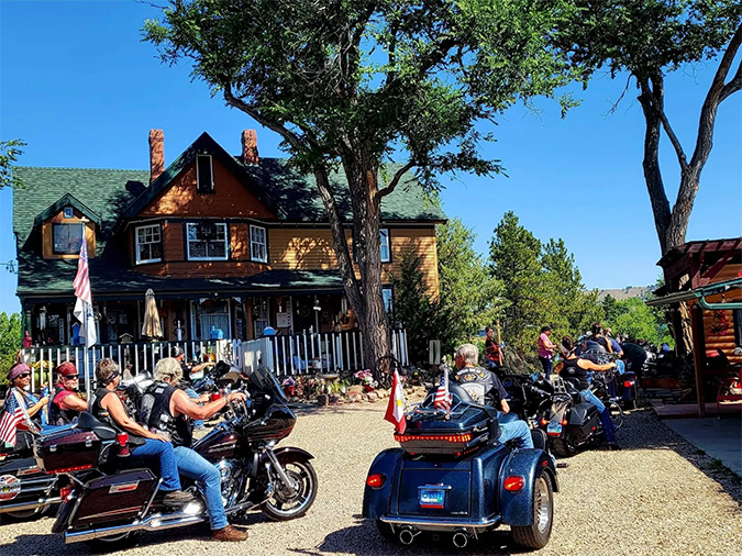 The Old Cronies is a veteran-supporting motorcycle group.