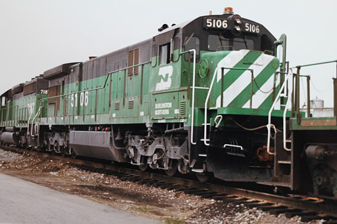 A BN locomotive 
