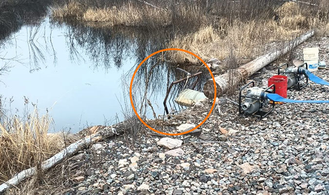 Grates in front of a pipe can keep beavers at bay.  Grates in front of a pipe can keep beavers at bay.
