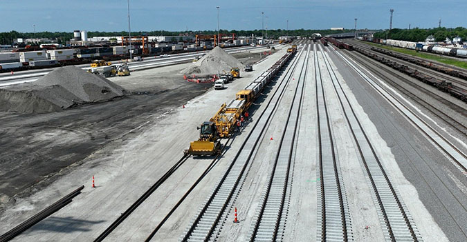 Reconstructed Receiving Yard 