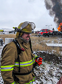 Brant Pierson is a volunteer firefighter at the Deer Lodge Volunteer Fire Department in Montana.  Brant Pierson is a volunteer firefighter at the Deer Lodge Volunteer Fire Department in Montana.