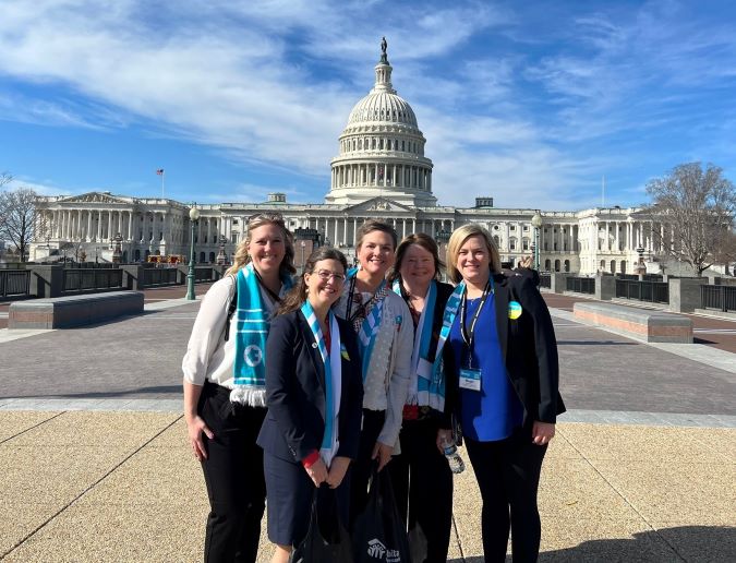Butenas, right, in Washington D.C. for Habitat on the Hill  Butenas, right, in Washington D.C. for Habitat on the Hill