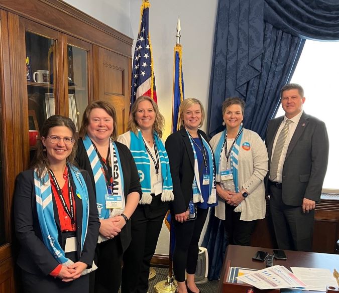Butenas at the U.S. Capitol in Washington D.C. with representatives of Habitat for Humanity and U.S. Rep. Brad Finstad.  Butenas at the U.S. Capitol in Washington D.C. with representatives of Habitat for Humanity and U.S. Rep. Brad Finstad.