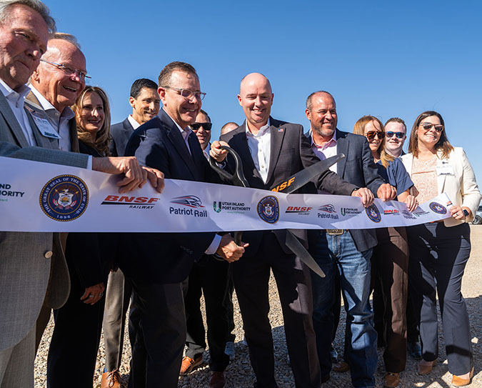 Utah Gov. Spencer Cox, legislative leaders at official ribbon cutting   Utah Gov. Spencer Cox, legislative leaders at official ribbon cutting