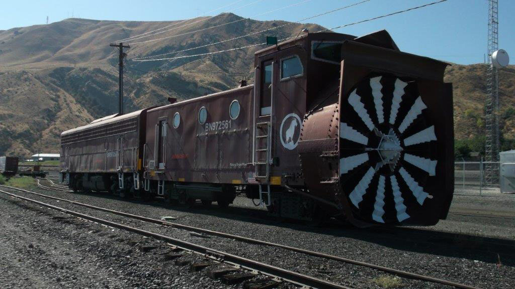 BNSF predecessor Great Northern Railway (GN) snowplow  BNSF predecessor Great Northern Railway (GN) snowplow
